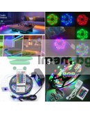 LED RGB многоцветна лента с дистанционно 5 метра
